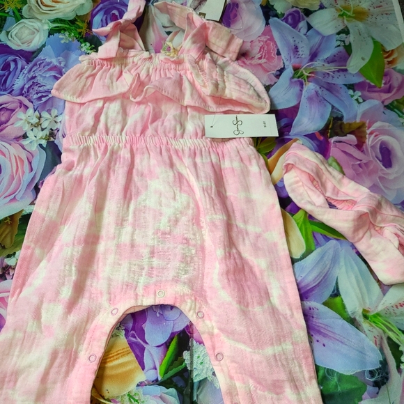 Jessica Simpson Other - Nwt Jessica simpson romper outfit set 6-9 m